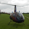 R22 G ZAPY helicopter competition two tone paint