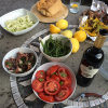 Italian dinner after a hard days flying