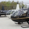 R44 at Bourg Airfield near French Alps 2014