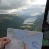 Chart in cockpit showing Isle of Mull landing site