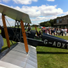 Biplane prop swing