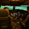 Canadair RJ700 simulator cockpit