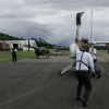 Tim Gilbert pushing R44 at Fife