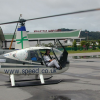 R44 in Malaysia Tim Gilbert in Cockpit