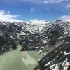 Flying up the Grimselpass