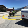 Sion Airport R22 refuel