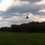 Landing an R22 helicopter
