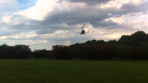 Landing an R22 helicopter
